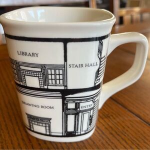 Fishs Eddy Floorplan Coffee Tea Mug Limited Edition Architectural Floor Plan